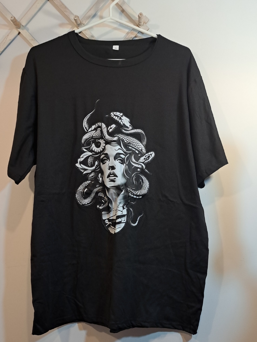 Black Graphic Medusa Tee - Unbranded